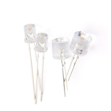 high brightness concave 8mm LED diodes for LED twinkle light